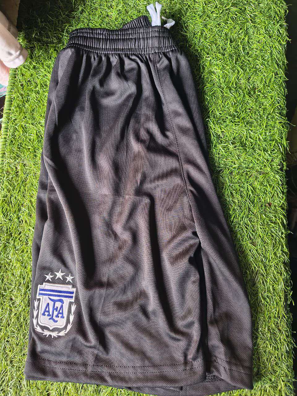 Argentina Black football shorts