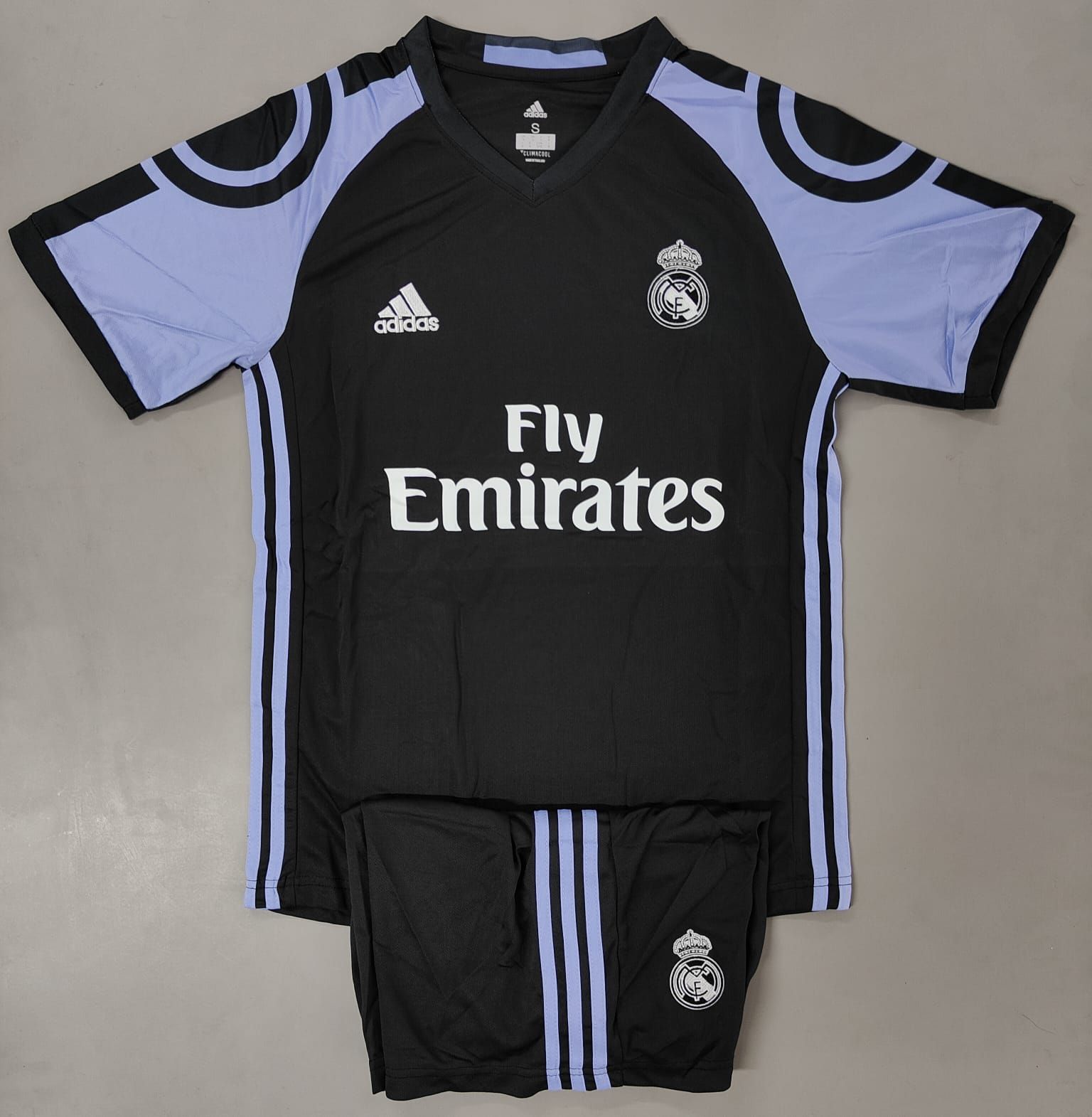 Real Madrid Black Blue kit set