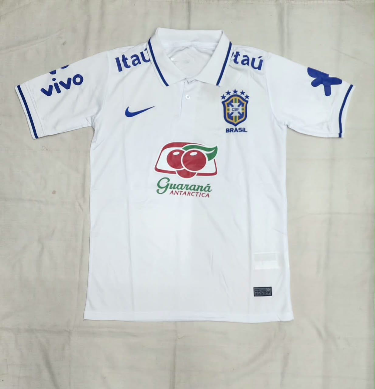 Brasil White Away fan version jersey