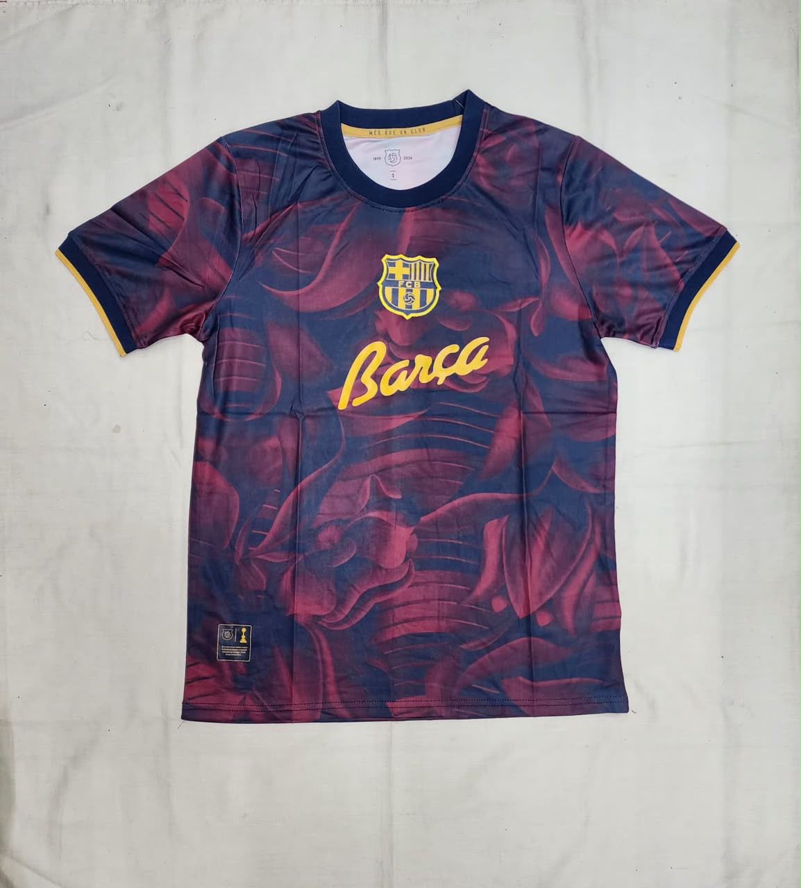 Barcelona Floral fan version jersey
