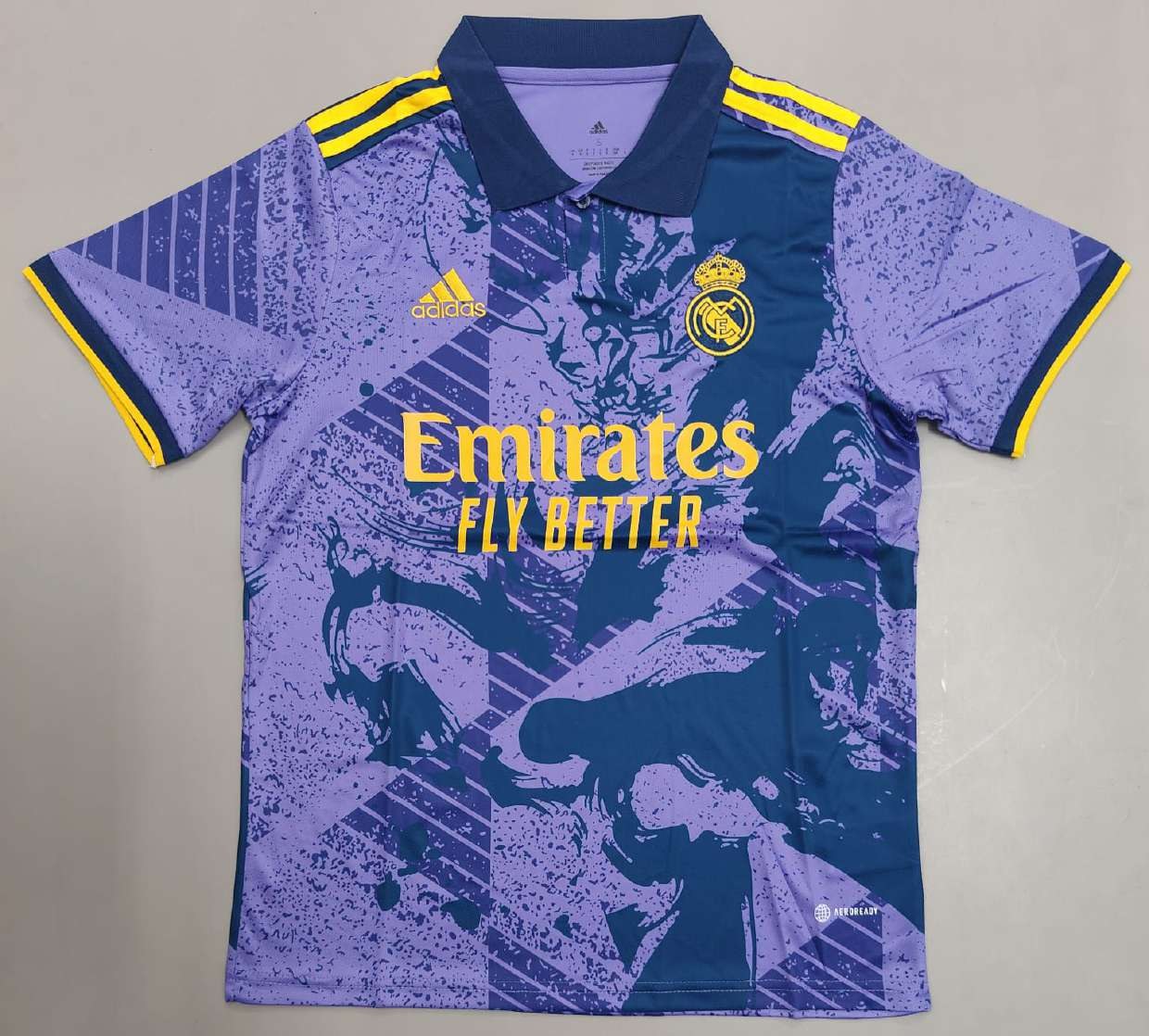 Real Madrid Purple Third fan version jersey
