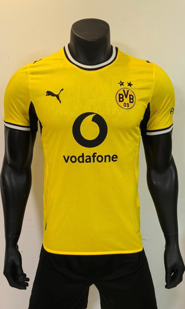 Dortmund Home · Yellow club edition player version jersey