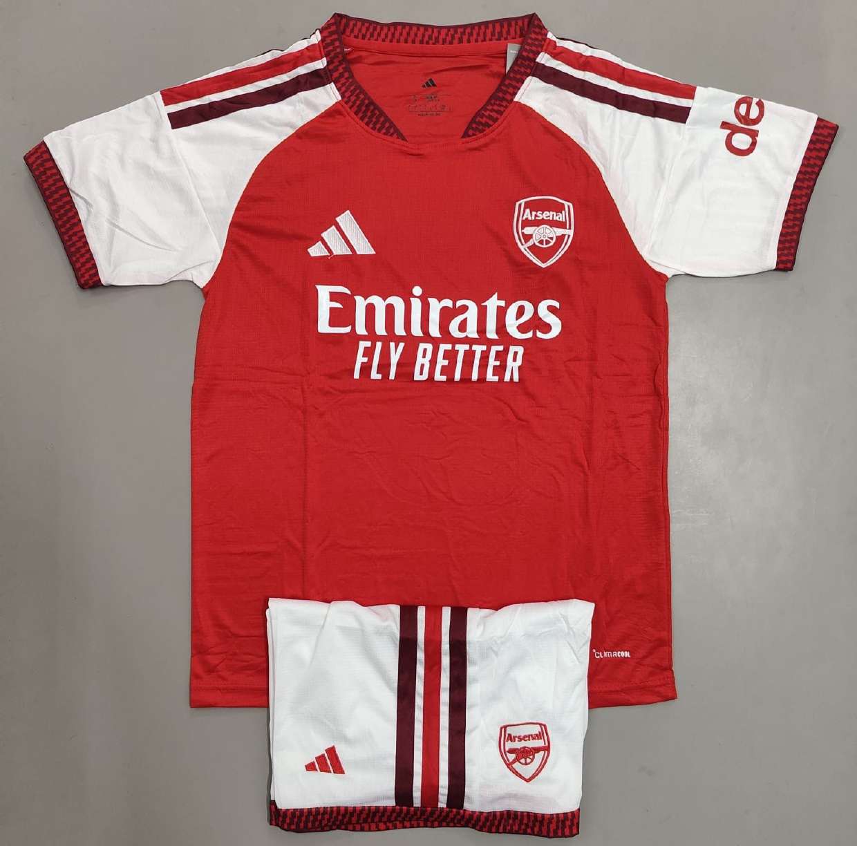 Arsenal Home Red Emirates kit set