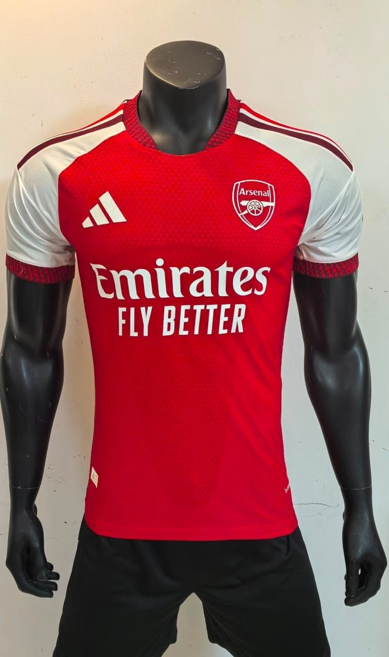 Arsenal Home · Red 25/26 club edition player version jersey