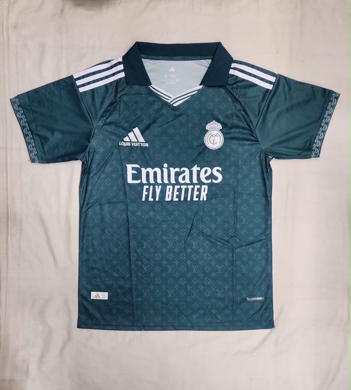 Real Madrid LV Green fan version jersey