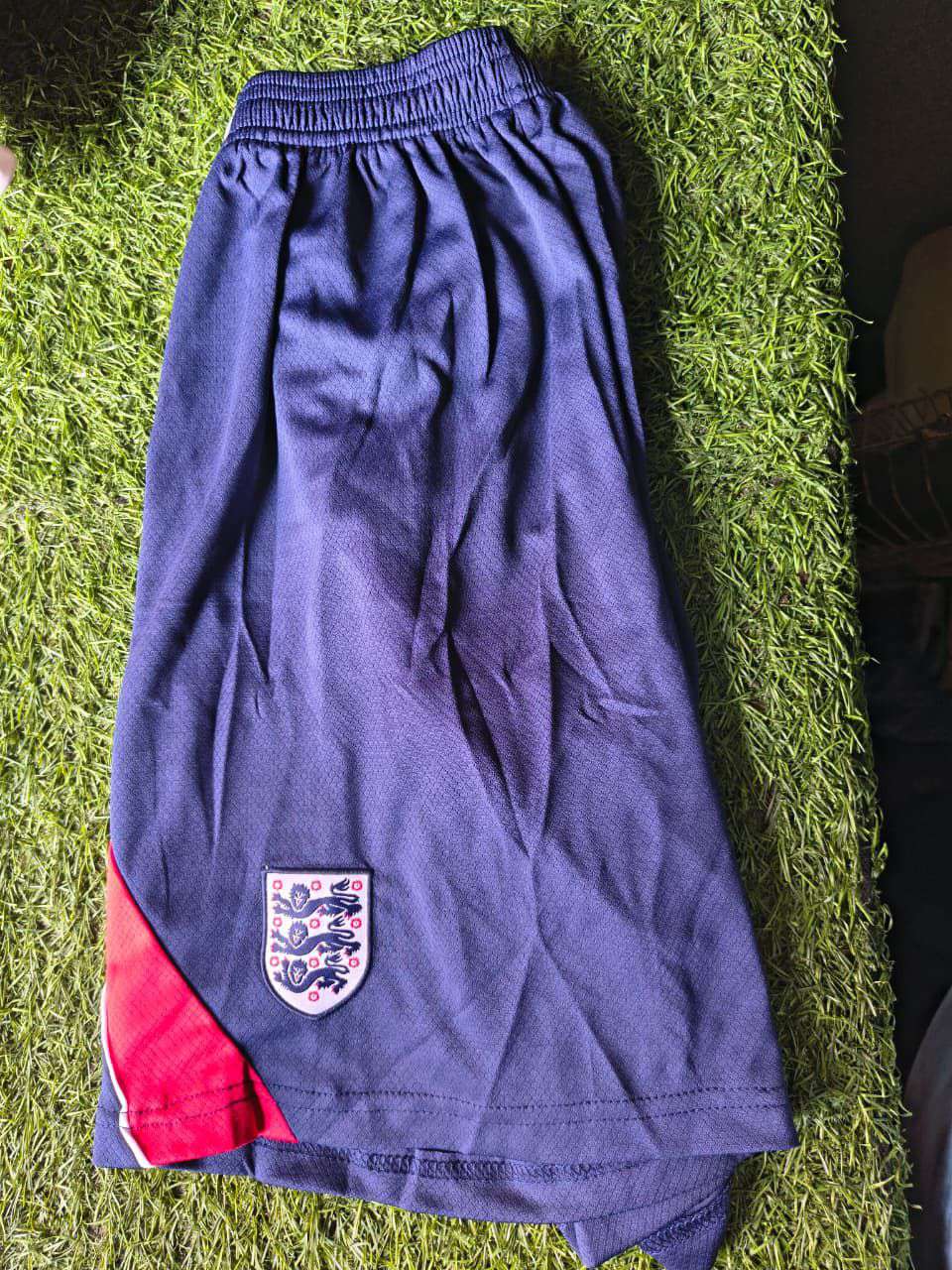 England Navy football shorts