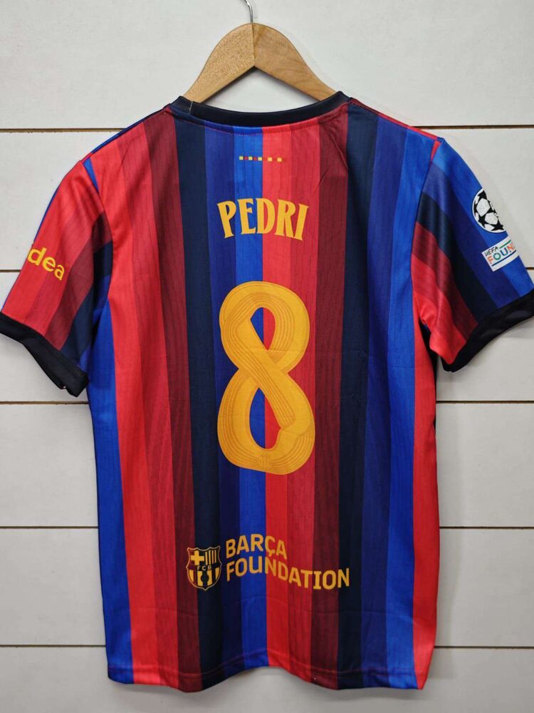 Barcelona Home · Pedri #8 club embroidery jersey — view 2