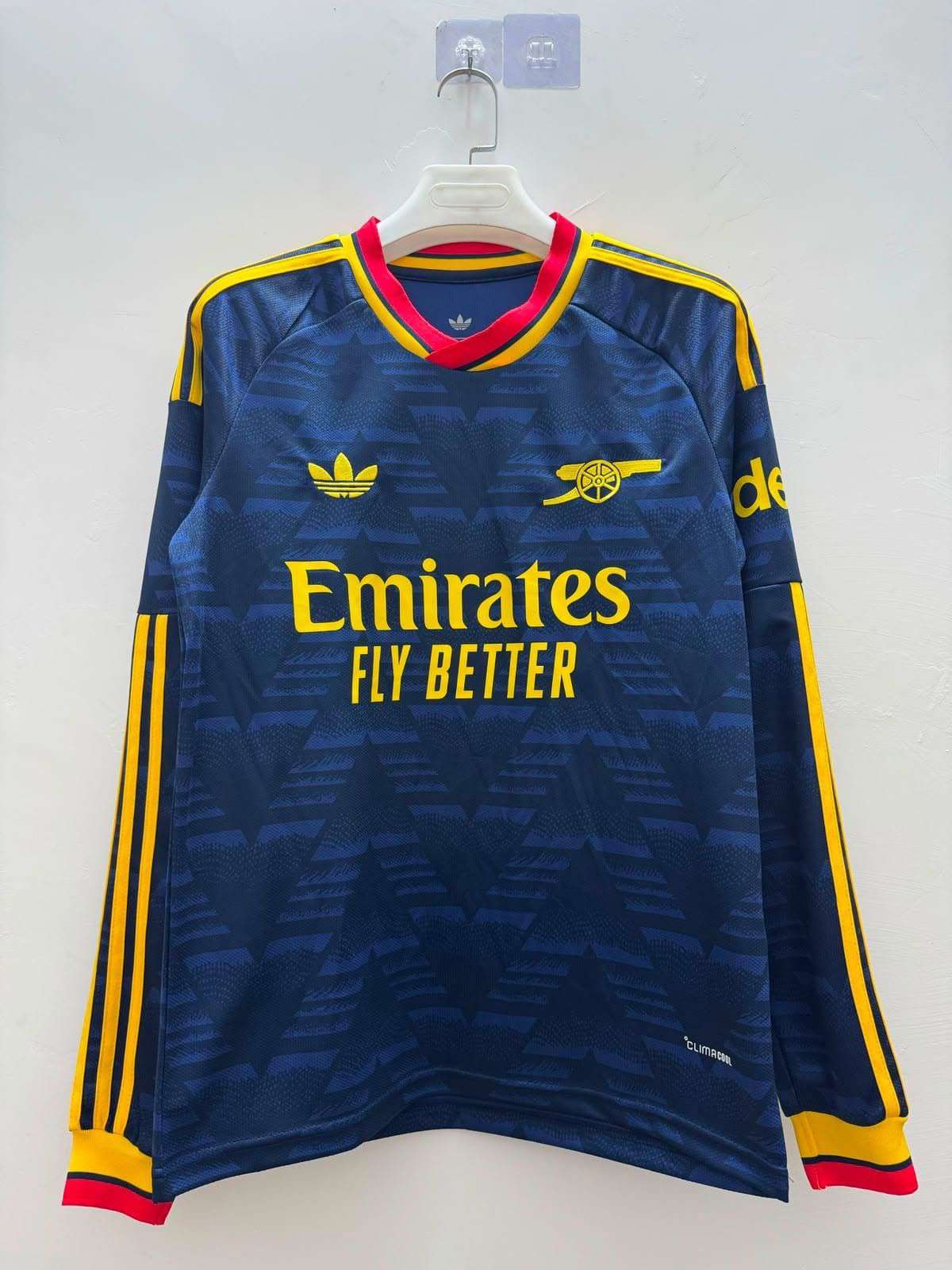 Arsenal Away · Navy full sleeve fan jersey