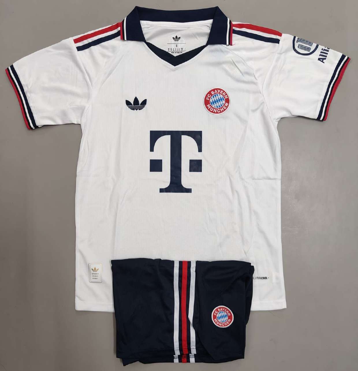 Bayern Munich Away White T-Mobile kit set