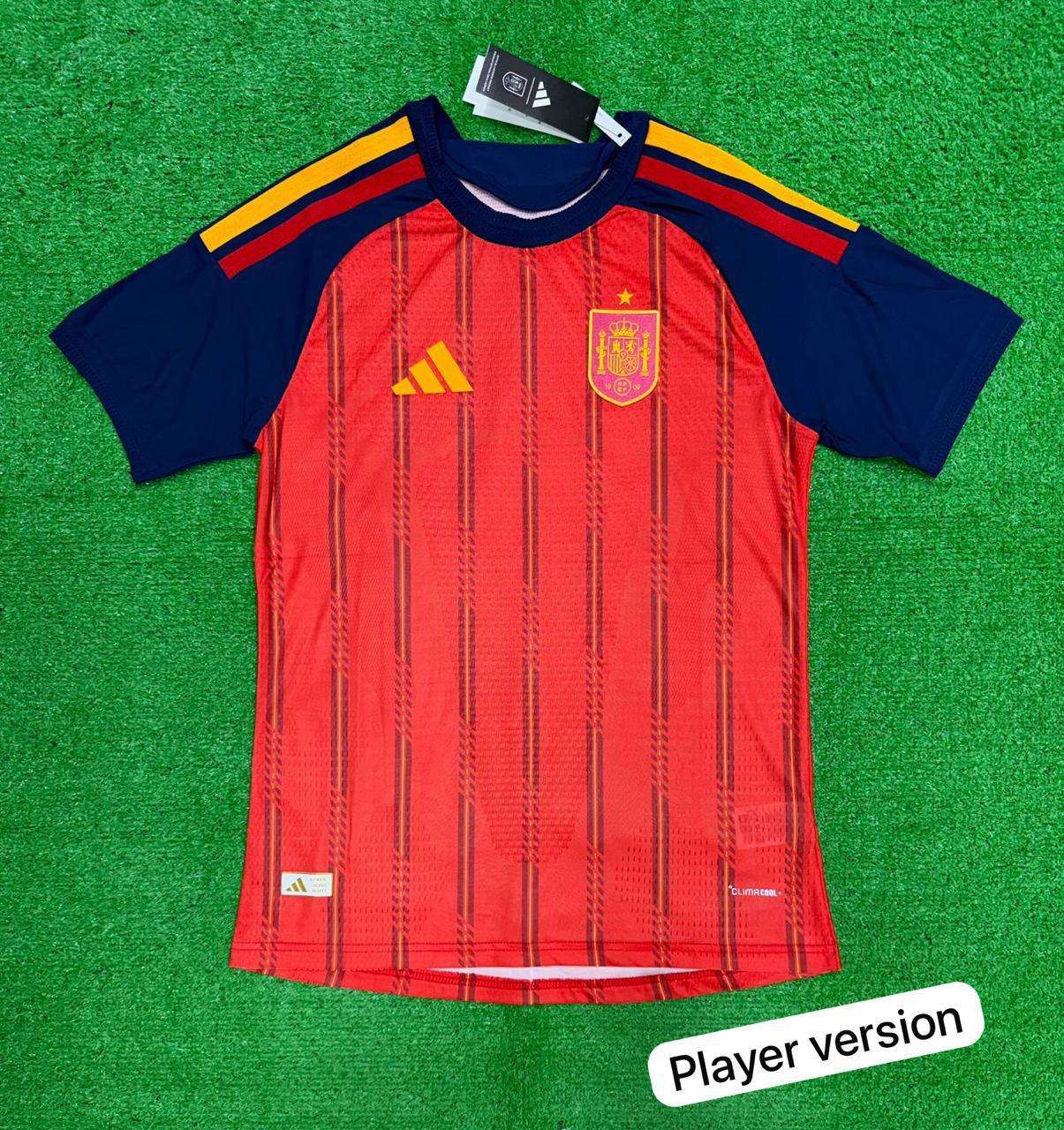 Spain Home player edition jersey