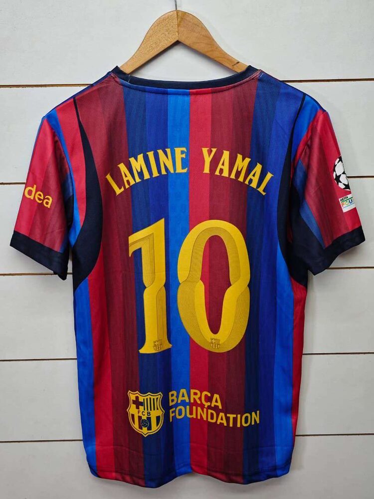 Barcelona Home · Lamine Yamal #10 club embroidery jersey — view 2