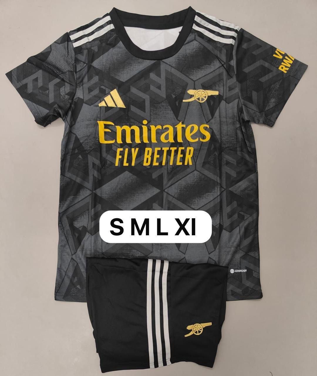 Arsenal Black Gold kit set