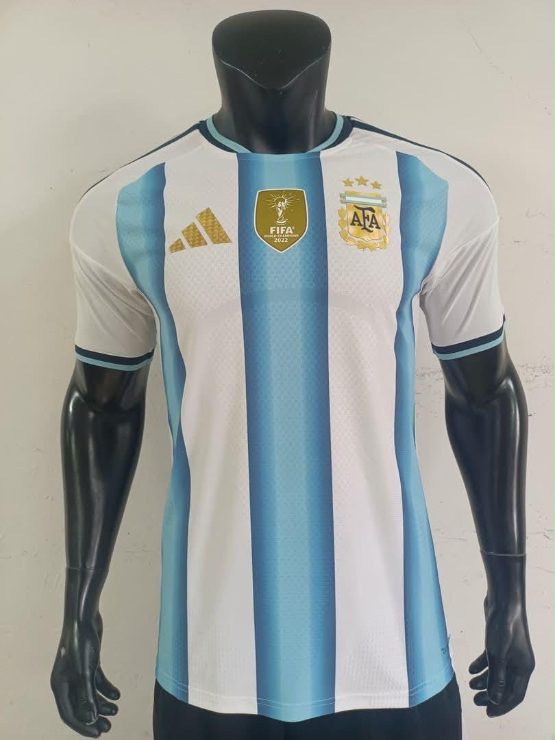 Argentina Home · 3-Star club edition player version jersey