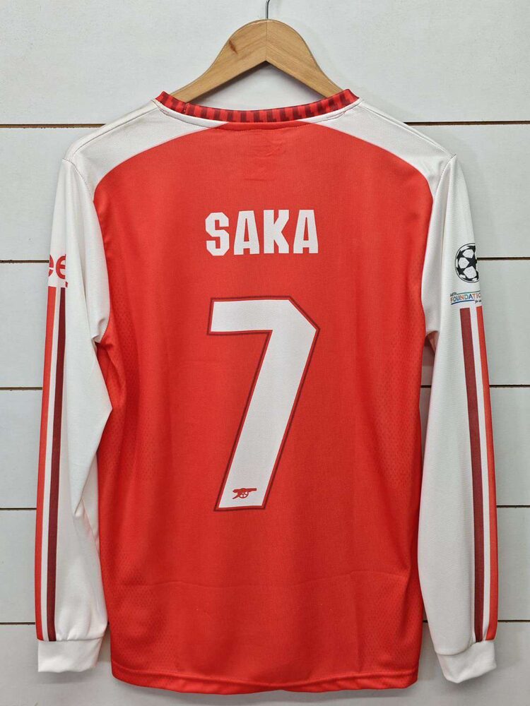 Arsenal Home Full Sleeve · Saka #7 full sleeve jersey — view 2