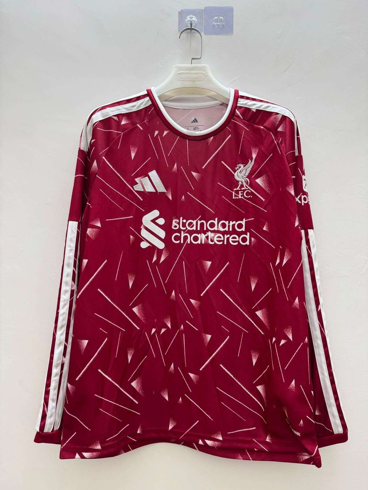 Liverpool Away · Red full sleeve fan jersey