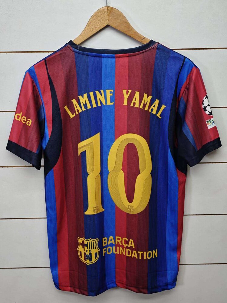 Barcelona Home · Lamine Yamal #10 club embroidery jersey — view 3