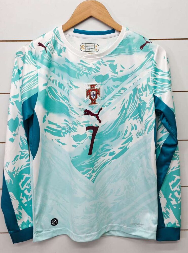 Portugal Away Teal Full Sleeve · Ronaldo #7 full sleeve jersey