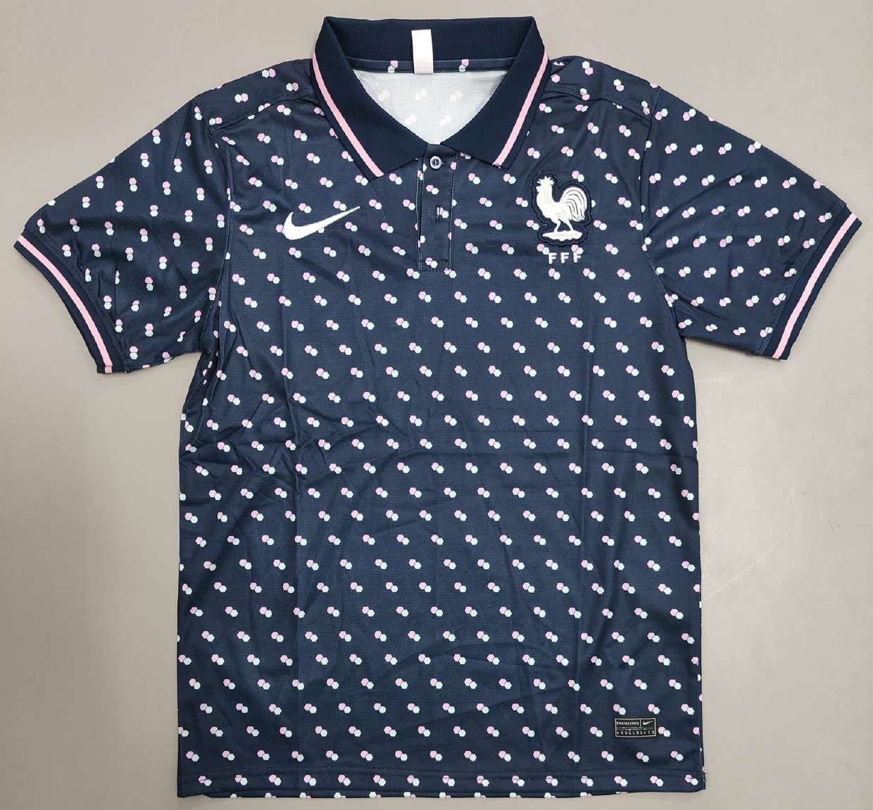 France Nike Navy polo t-shirt