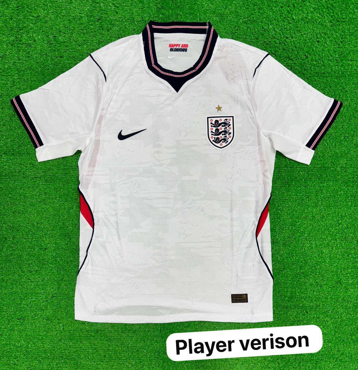 England Home player edition jersey