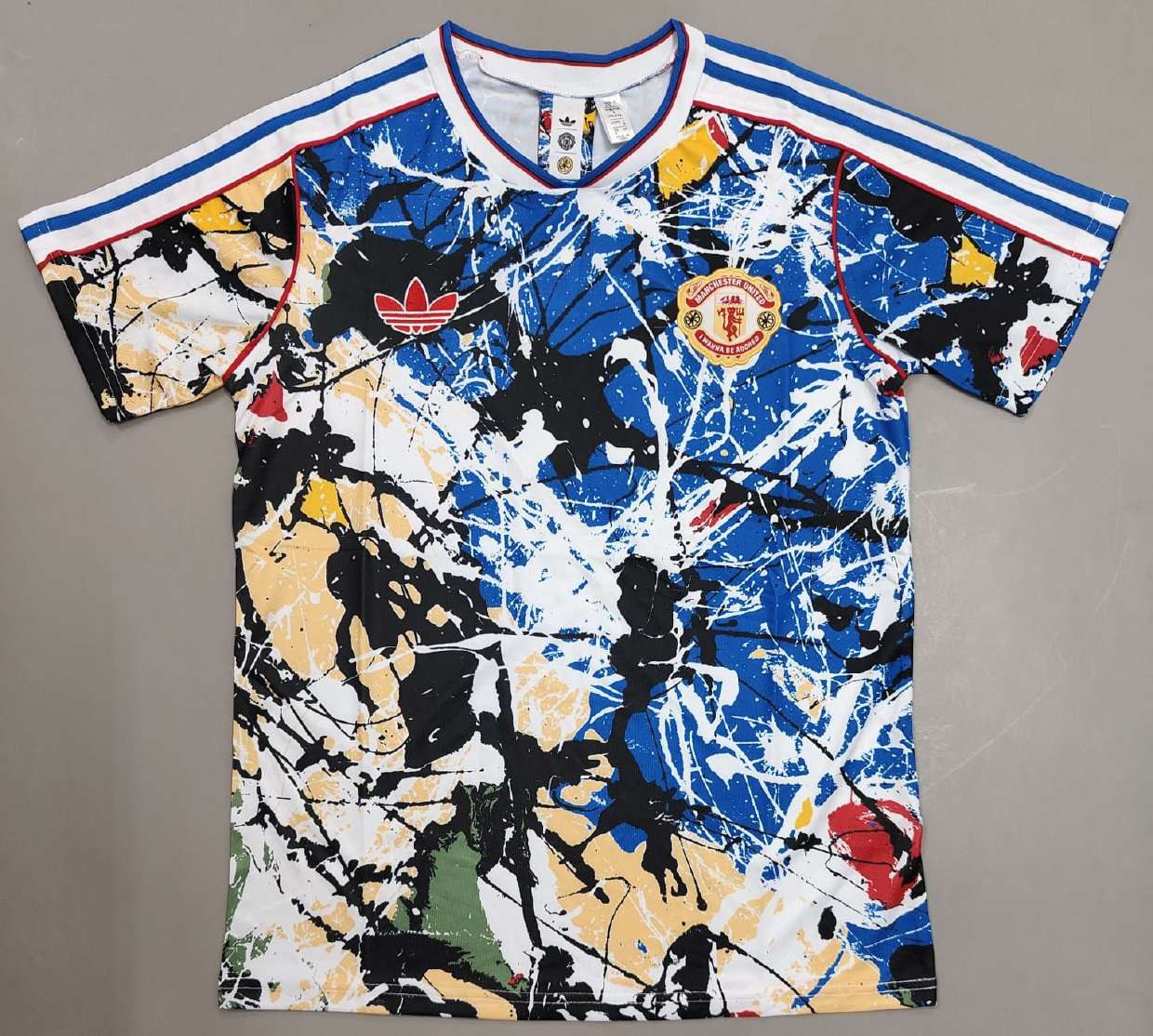 Man United Splatter fan version jersey
